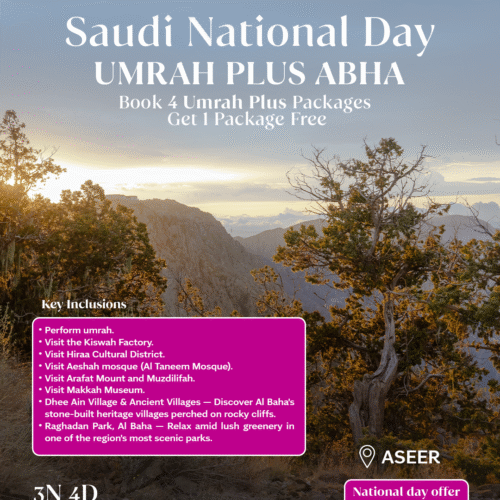 Umrah Plus Abha — Green Mountains of the South
